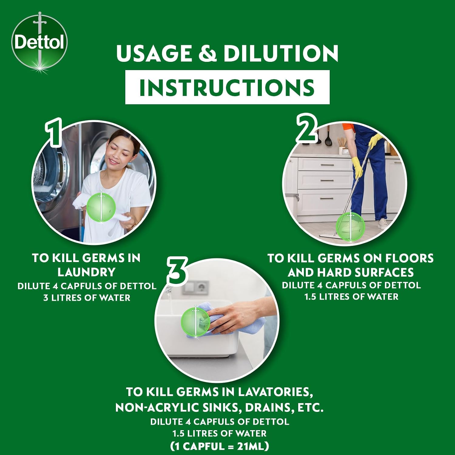 Dettol Antiseptic Liquid 5L kill the COVID-19 virus*