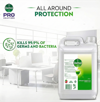 Dettol Antiseptic Antibacterial Disinfectant Liquid, 5L
