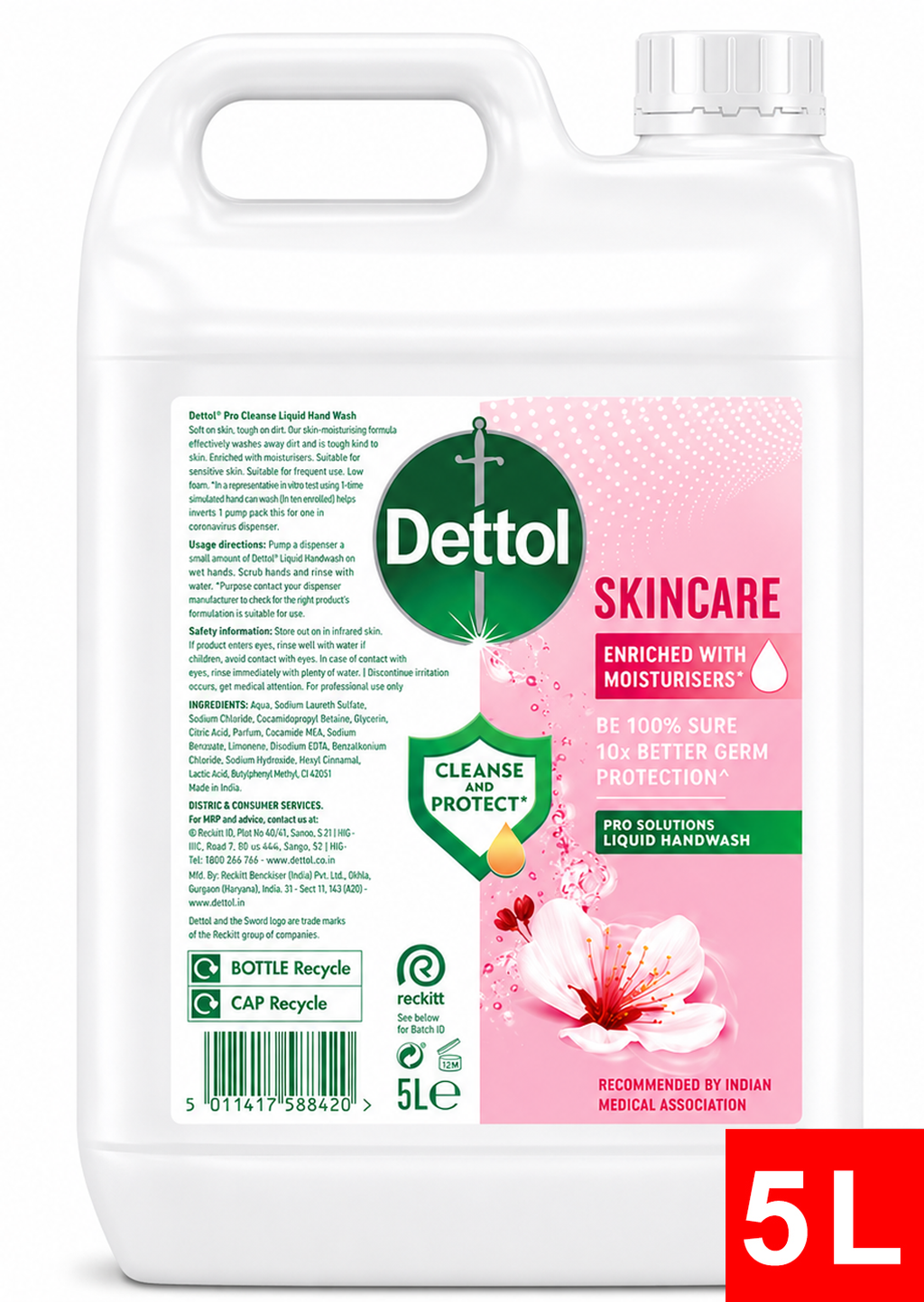 Dettol Hand Wash Skin Care 5L